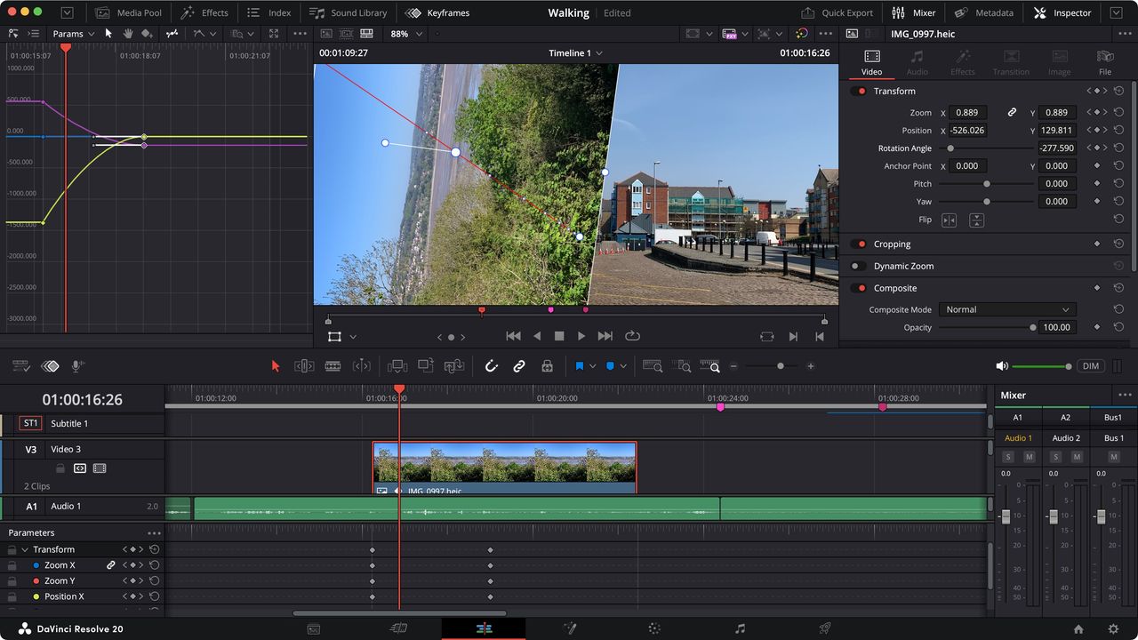 Blackmagic Design's DaVinci Resolve during our review