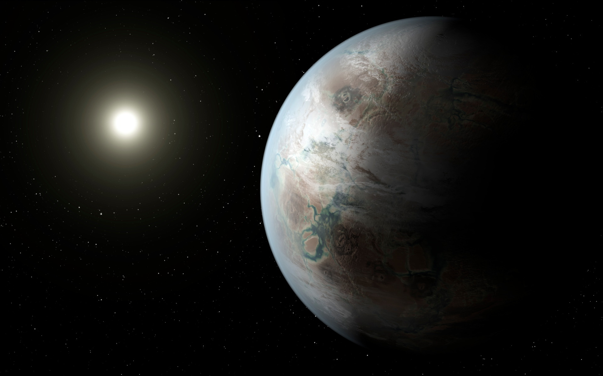 Possible Appearance of Kepler-452b Exoplanet 1920