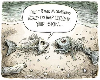 Editorial cartoon U.S. pollution