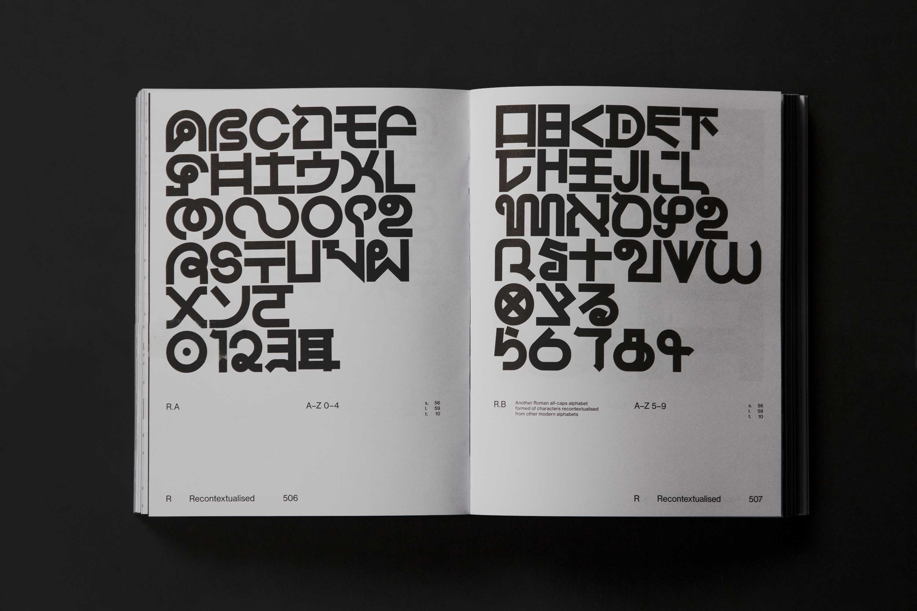 A spread from Alphabetical Playground, Nigel Cottier