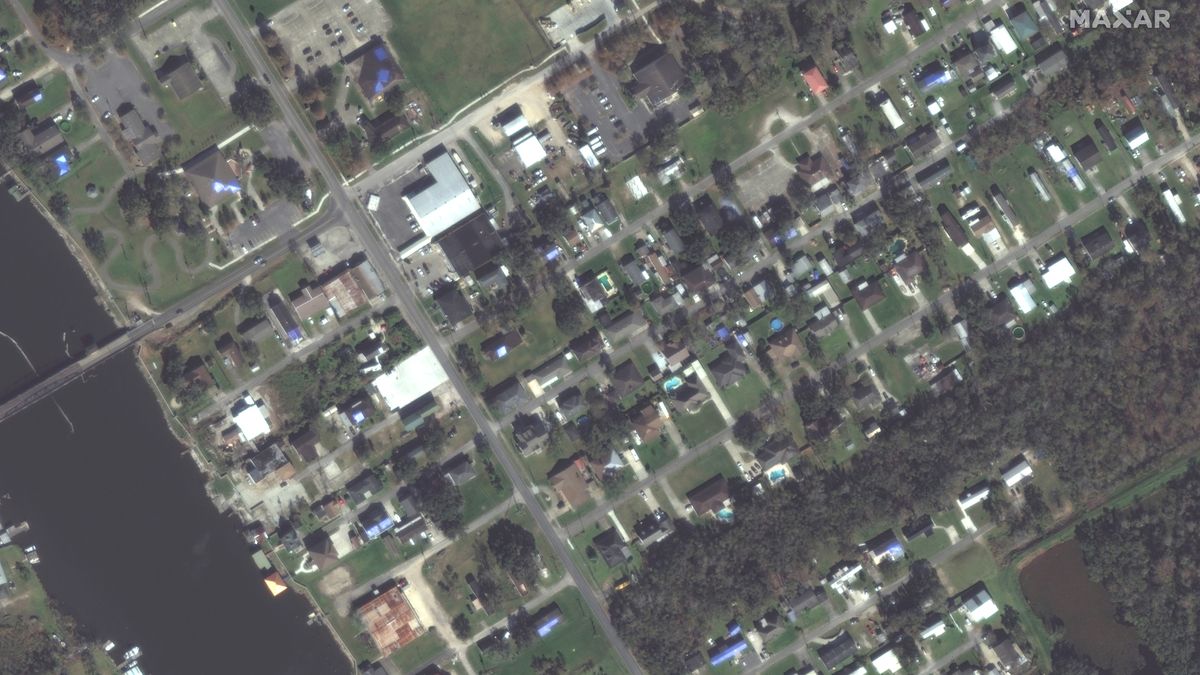 A closeup of Jean Lafitte pre-Ida.
