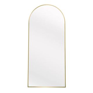 Salma Metal Flat Mirror - Wayfair