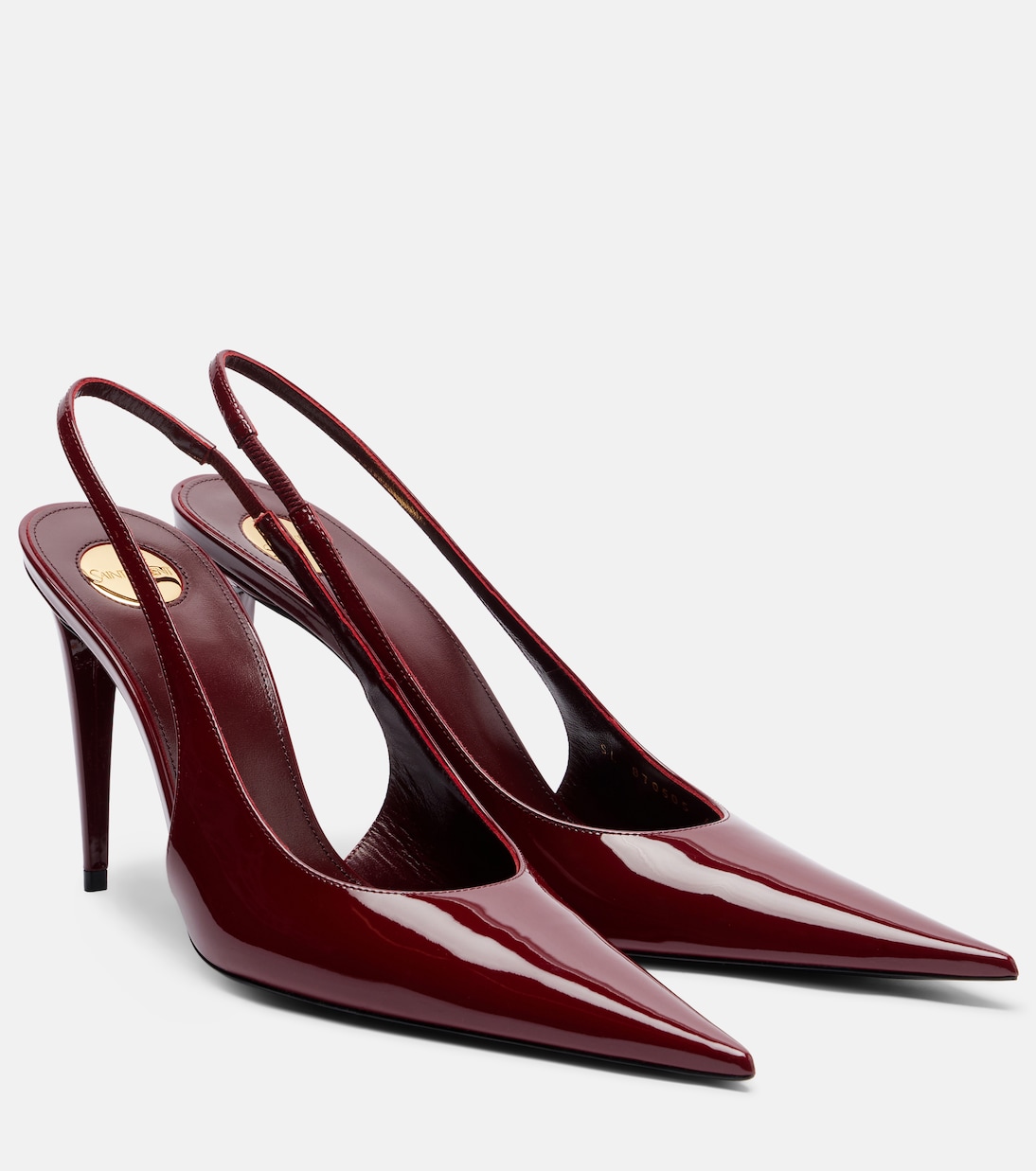 Guermantes Patent Leather Slingback Pumps