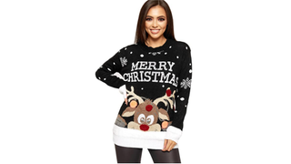 Merry Christmas reindeer jumper