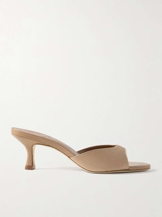 Brigitte Satin Mules