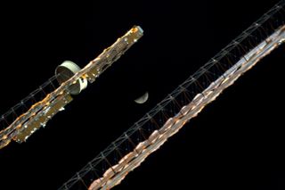 Moon and ISS