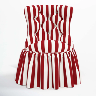 cabana striped skirted chair