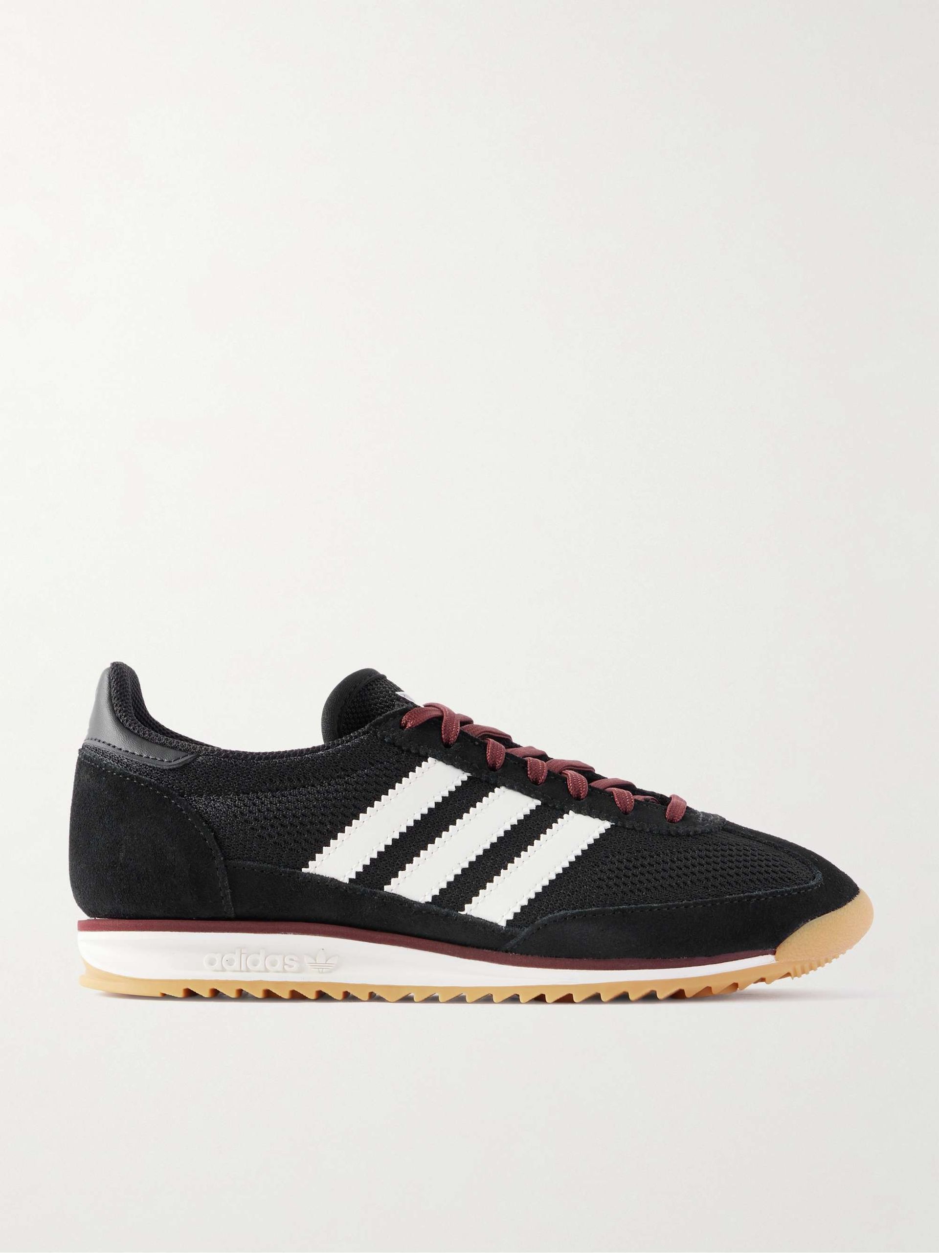 Sl 72 Og Suede and Leather-Trimmed Mesh Sneakers