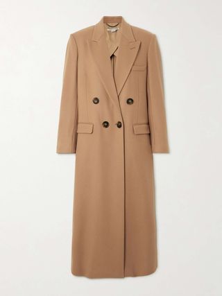 Oversized Double-Breasted Wool Coat