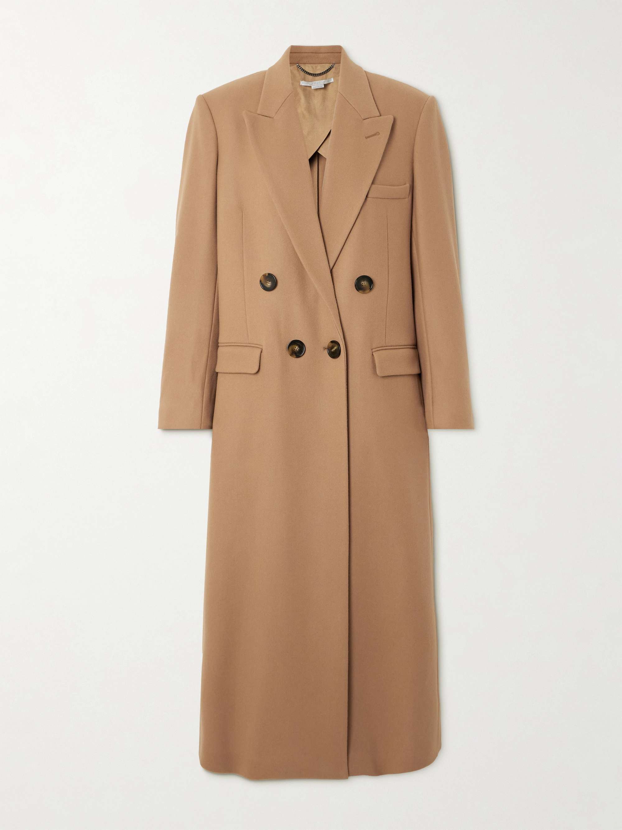 Oversized Double-Breasted Wool Coat