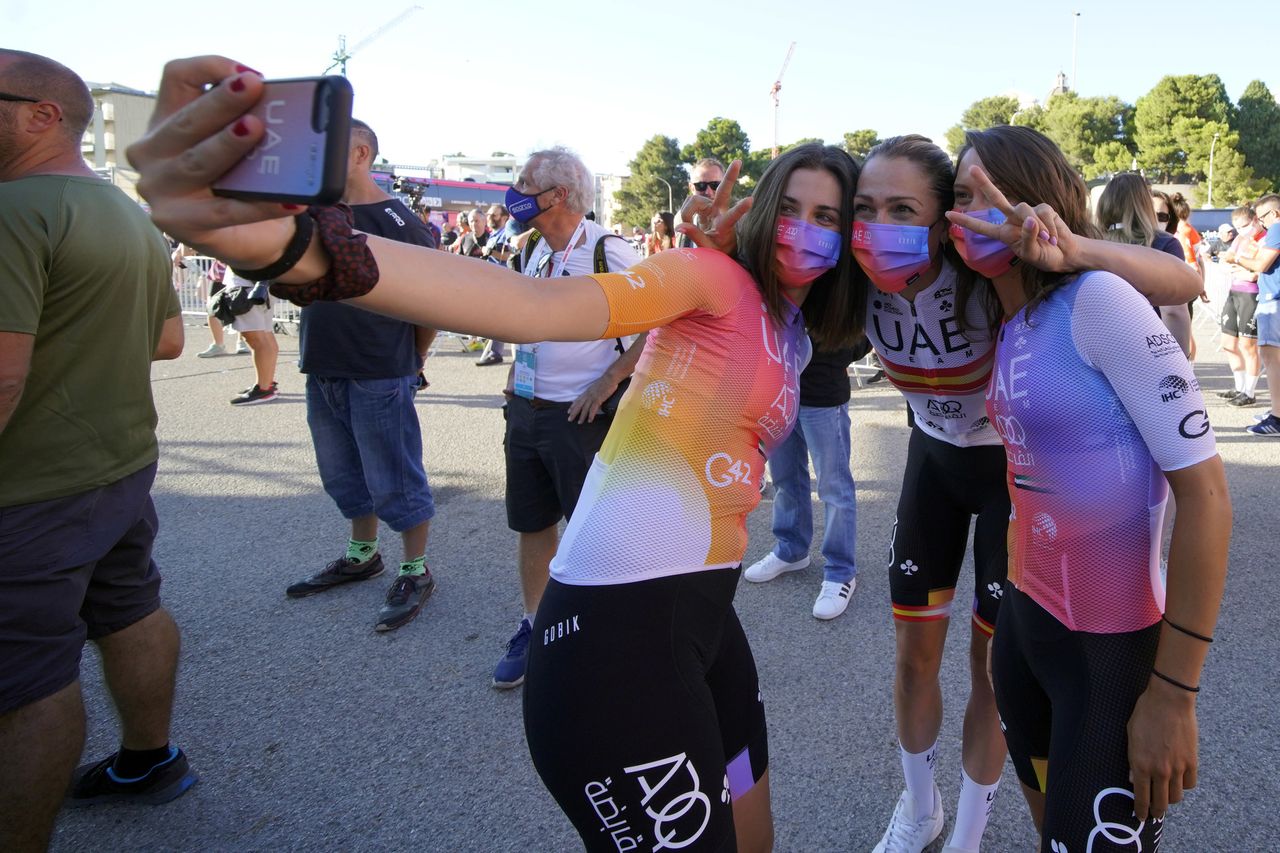 Giro d'Italia Donne 2022 - 33rd Edition - Teams Presentation - 29/06/2022 - Mavi Garcia (ESP - UAE Team ADQ) - photo Massimo Fulgenzi/PMG Sport/SprintCyclingAgency&Acirc;&copy;2022