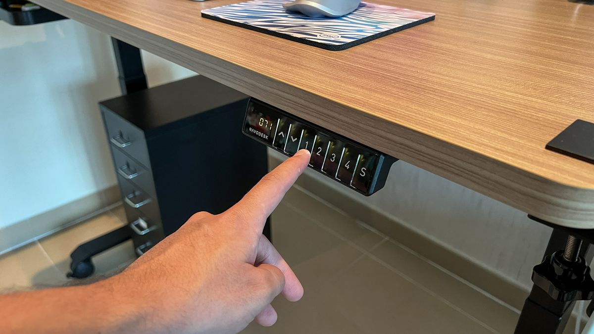 Navodesk HeightAdjustable Smart Desk review TechRadar