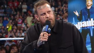 Jelly Roll confronting Logan Paul on SmackDown