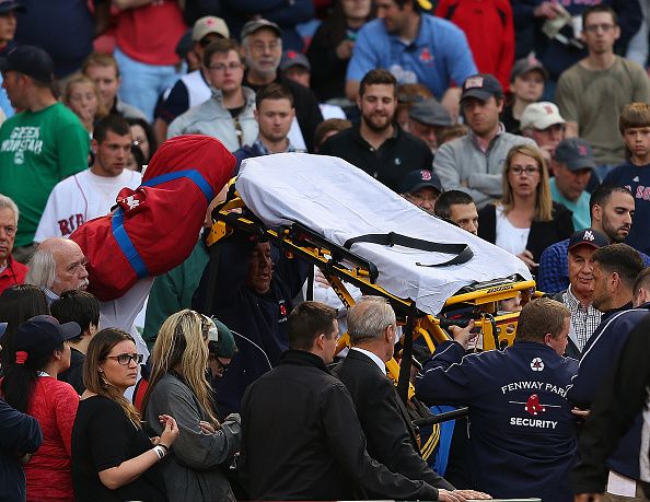 Fenway Park injury