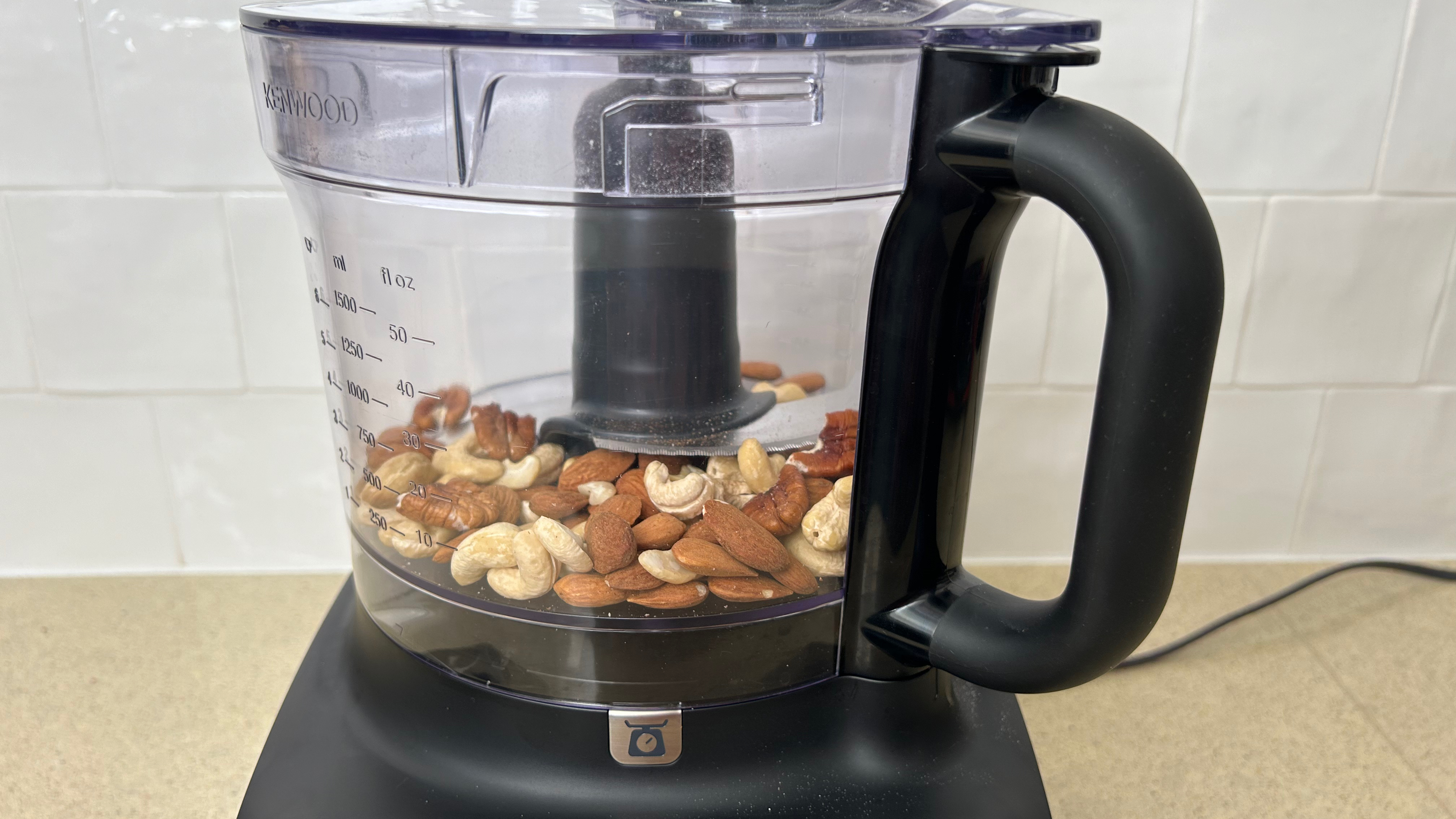 Chopping nuts with Kenwood MultiPro OneTouch Food Processor and Blender