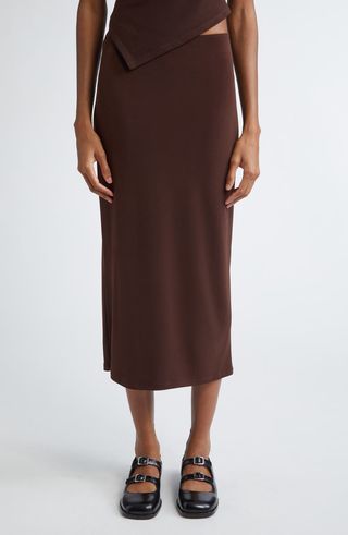 Axew Jersey Midi Skirt