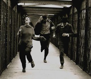 Jules et Jim - Jeanne Moreau, Henri Serre and Oskar Werner in high spirits in FranÃ§ois Truffautâ€™s classic film. Copyright Raymond Cauchetier, courtesy James Hyman Gallery.