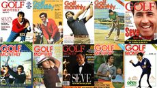 10 Seve Ballesteros Golf Monthly front covers through the years
