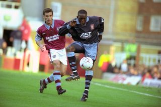 Dwight Yorke enjoyed a fine goalscoring record during his years at Aston Villa.