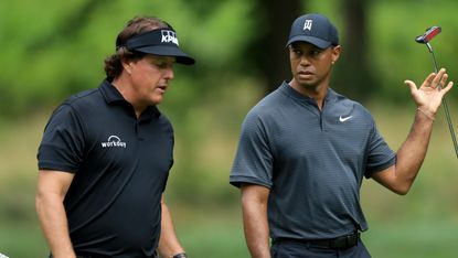 Tiger Woods vs. Phil Mickelson golf exhibition