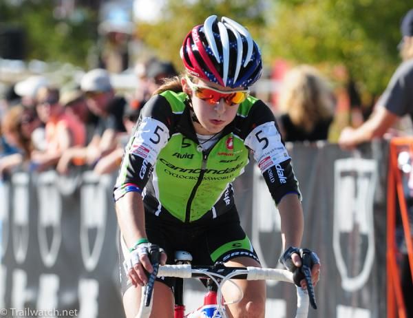U-23 Champion Kaitie Antonneau (Cannondale) was on form today