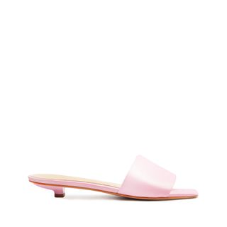 Avery Satin Sandal - 5 / Pink / Satin