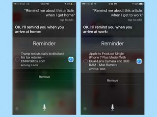 Create Contextual Reminders with Siri