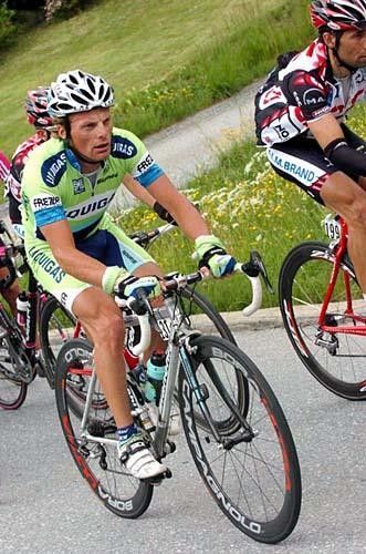 Danilo Di Luca (Liquigas) finished the day tucked away in the peloton