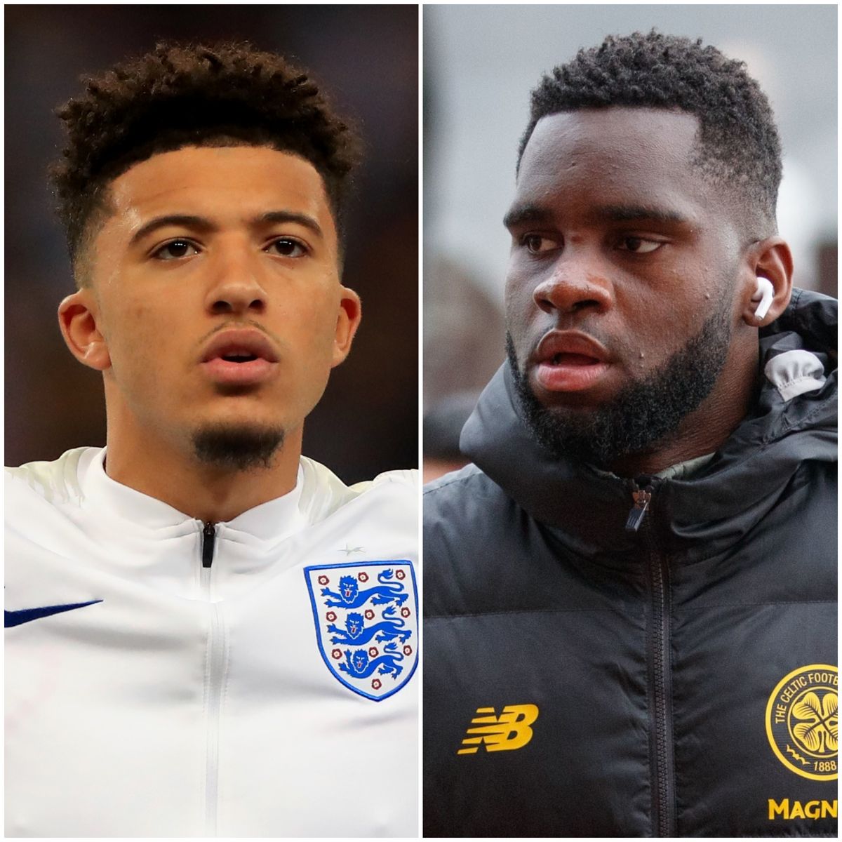 Jadon Sancho and Odsonne Edouard