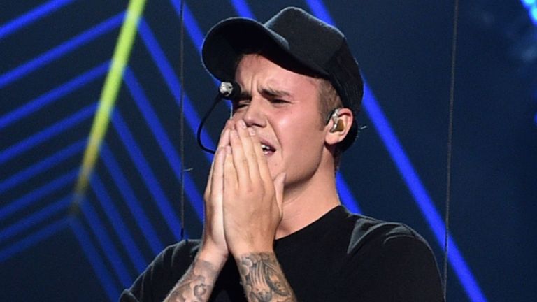 Justin Bieber Crying