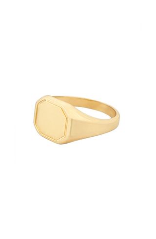 18k Gold Plated Signet Ring