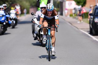 Oliver Naesen of Belgium and Team AG2R La Mondiale during stage 7 at BinckBank Tour