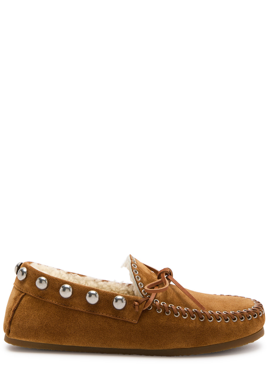 Fitza Embellished Suede Loafers