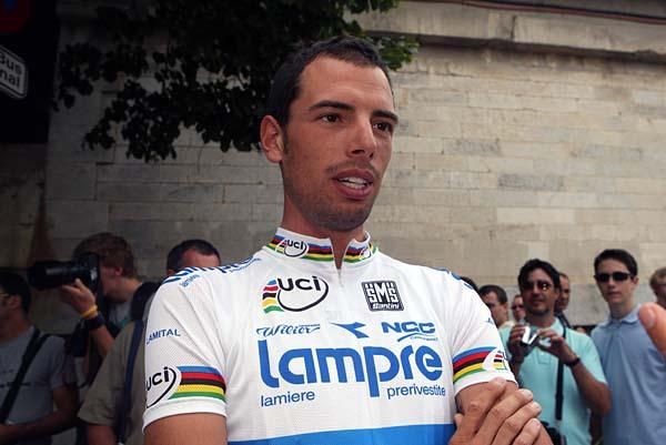 World Champion Alessandro Ballan (Lampre-NGC)