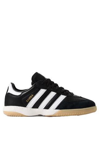 Samba Mn Suede-Trimmed Leather Sneakers