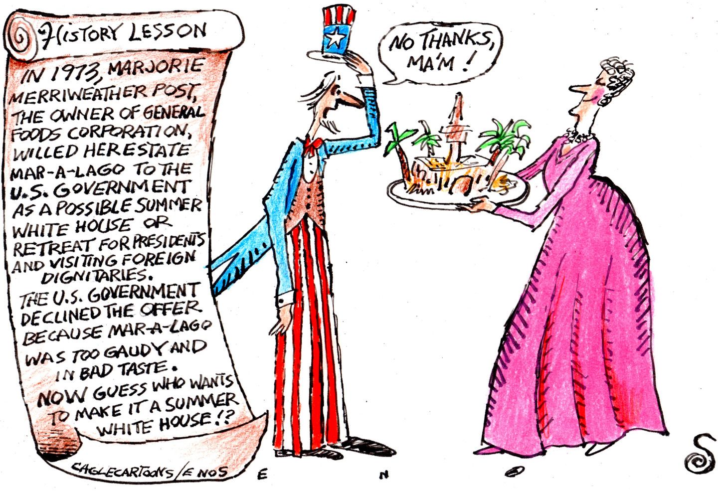 
                                Political Cartoon
                            