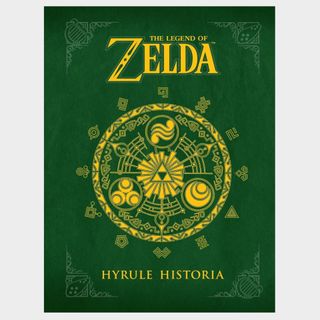 The Legend of Zelda: Hyrule Historia cover on a plain background