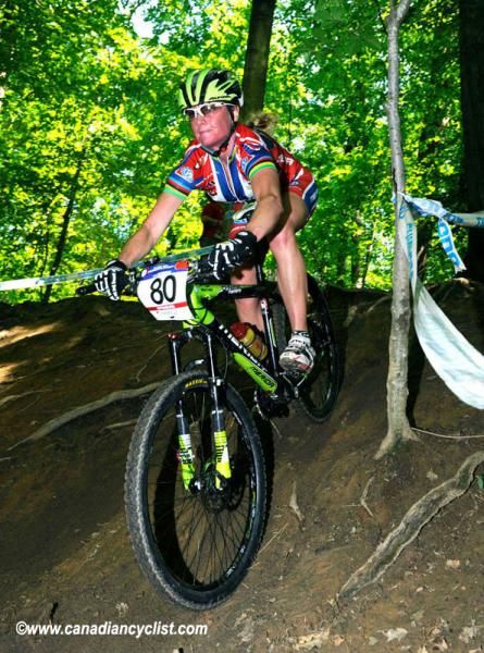 Gunn-Rita Dahle Flesjaa (Multivan Merida Biking Team) on her way to 34th