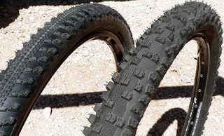 Two ends of WTB's new tire spectrum: