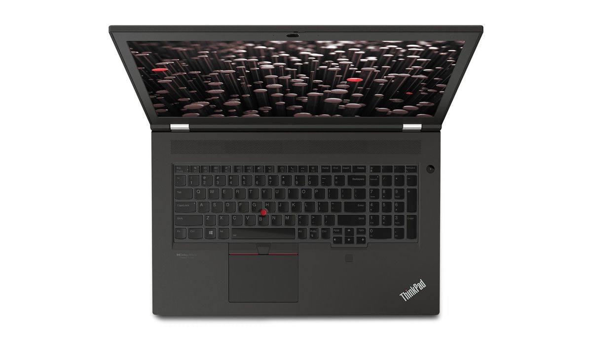 ThinkPad P17 Gen2 Hero Front Facing Top View