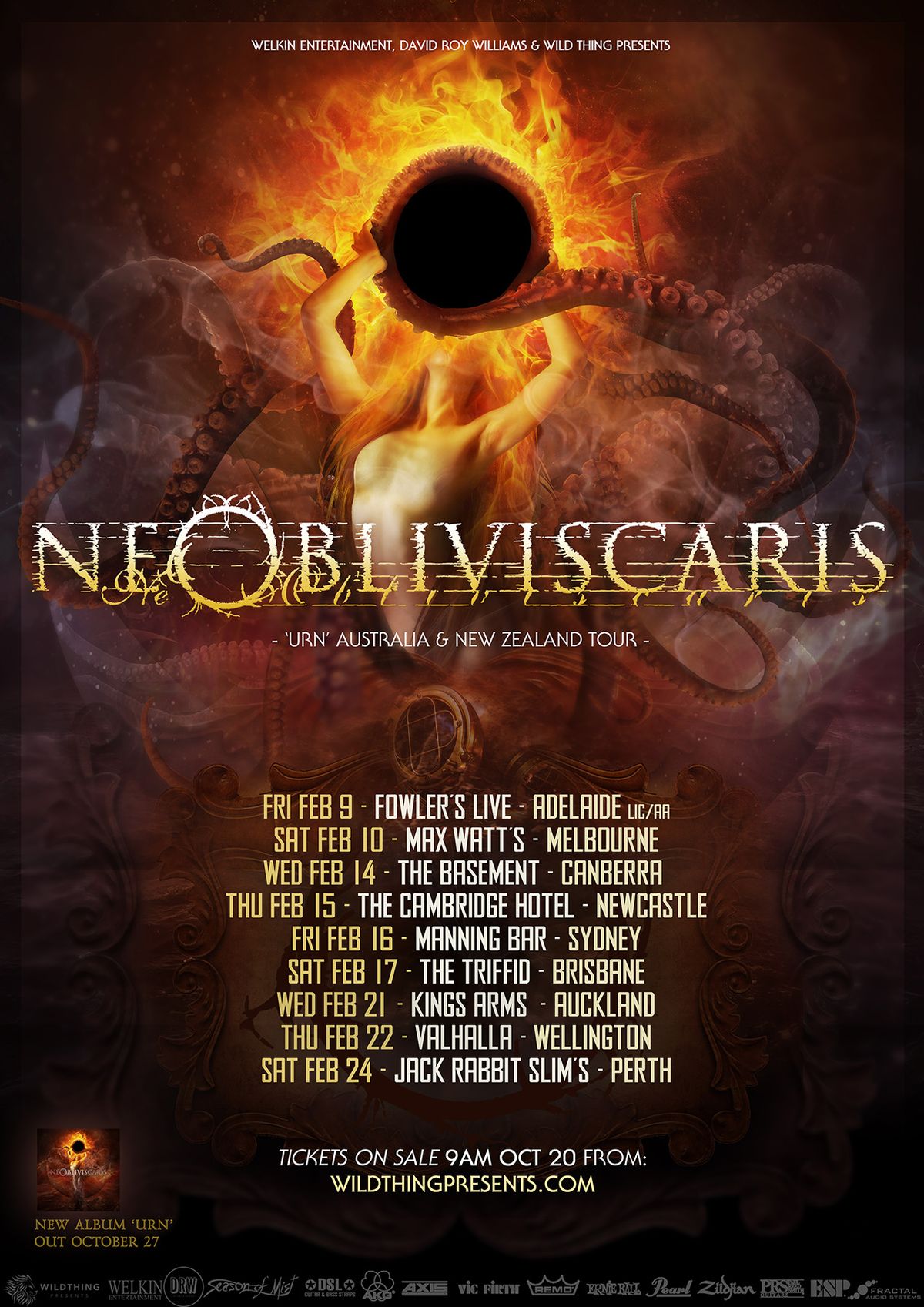 Ne Obliviscaris reveal Australian & New Zealand tour Louder