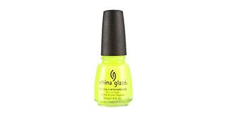 China Glaze Nail Polish, Yellow Polka Dot Bikini, 0.5 Fluid Ounce