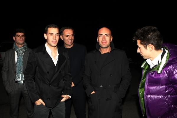 Vincenzo Nibali pictured with Alex Carera.