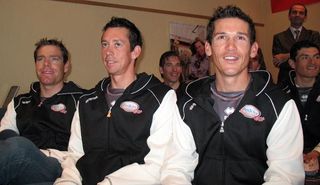 The three team leaders of Predictor-Lotto