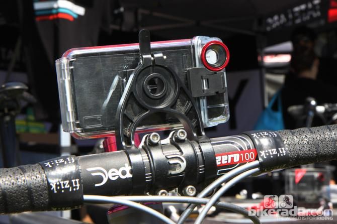 Flip the new Tate Labs iPhone 5 mount to use the video camera.