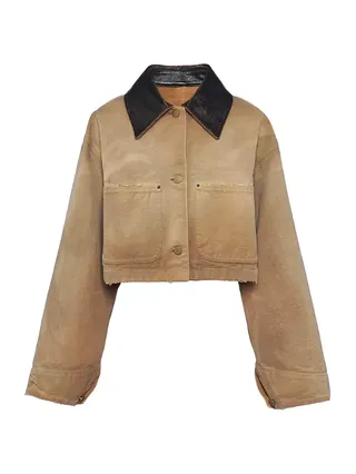 Cropped Canvas Jacket