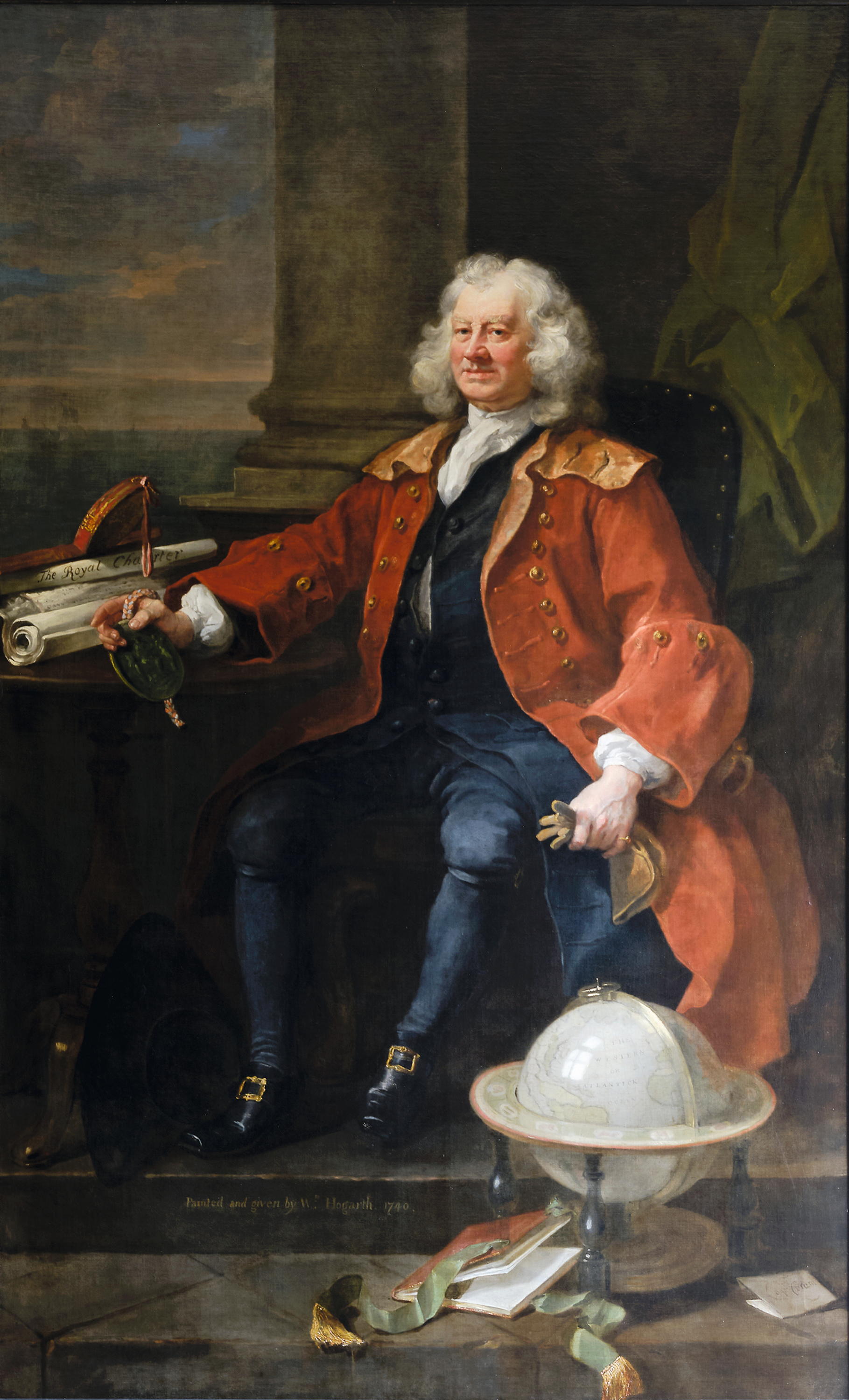 William Hogarth’s 1740 portrait of Capt Thomas Coram at The Foundling Museum in London
