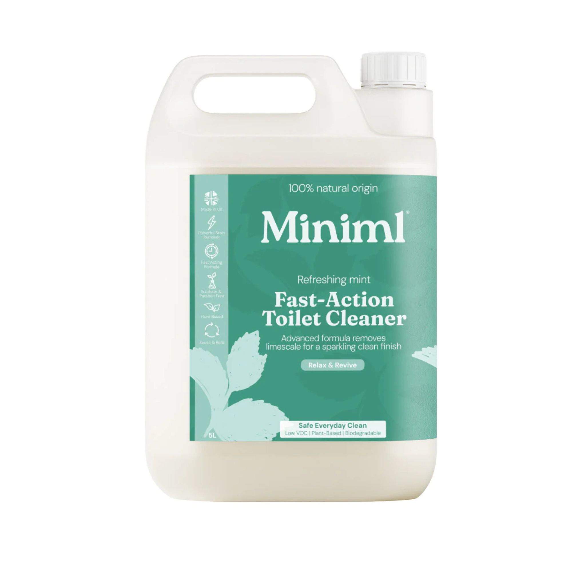 Miniml Toilet Cleaner - Refreshing Mint refill bottle
