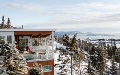 Chalet Bertha, a bespoke mountain retreat in Quebec, by Perron Design