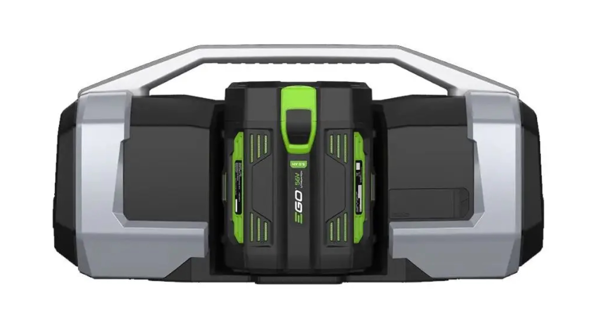 A rear view of the EGO Power SK1800E Outdoor Speaker
